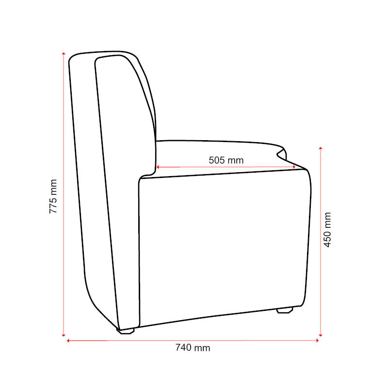 Arco - Concave with back