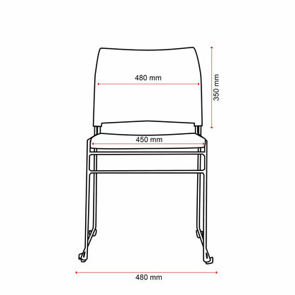 Buro Maxim w/ Black Frame Chair