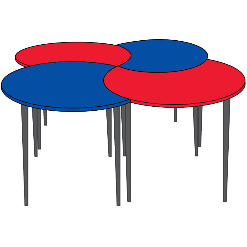 Crescent Table-School Furniture-Smart Office Furniture