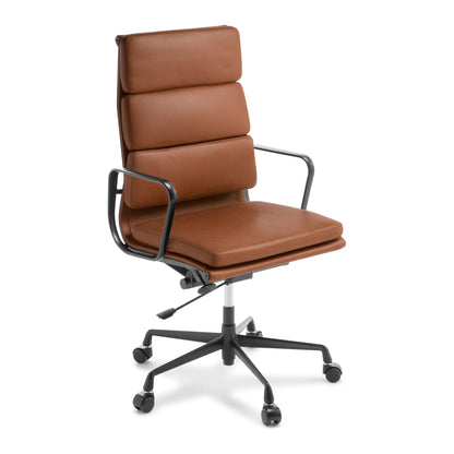 Eames Replica Soft Pad Highback Leather Chair