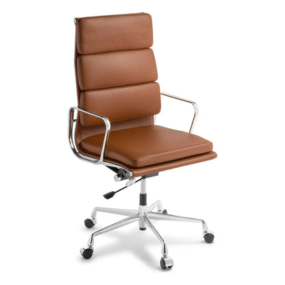 Eames Replica Soft Pad Highback Leather Chair