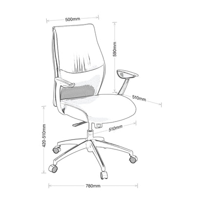 Eden Domain Midback Executive Chair