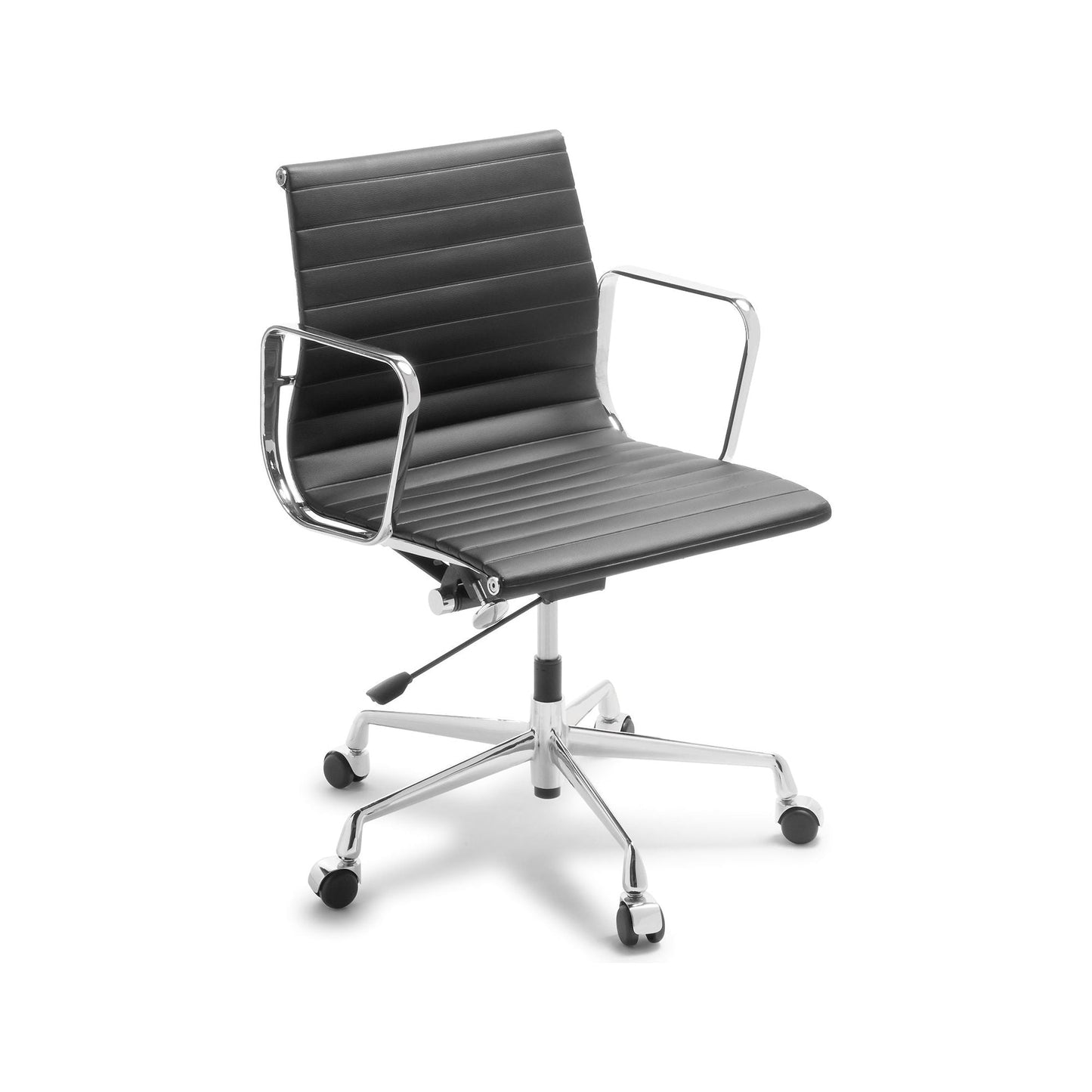 Eden Eames Replica Classic Midback Black PU Chair