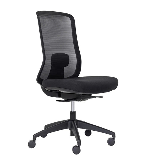 Elan - Black Mesh Back Chair w/Seat Slide