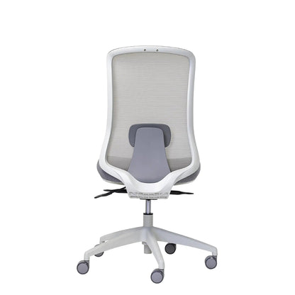 Elan - Grey Mesh Back Chair w/Seat Slide