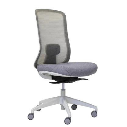 Elan - Grey Mesh Back Chair w/Seat Slide