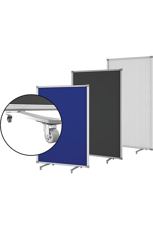 Free Standing Blue Acoustic Partitions