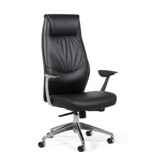 Knights Ignite Black PU Highback Executive Chair