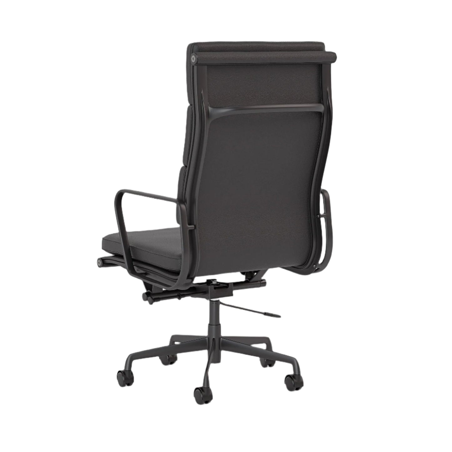 Knights Vogue Black Leather Highback Executive Chair