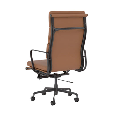 Knights Vogue Tan Leather Highback Executive Chair