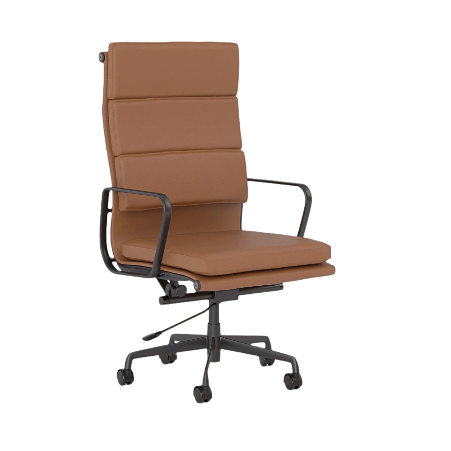 Knights Vogue Tan Leather Highback Executive Chair