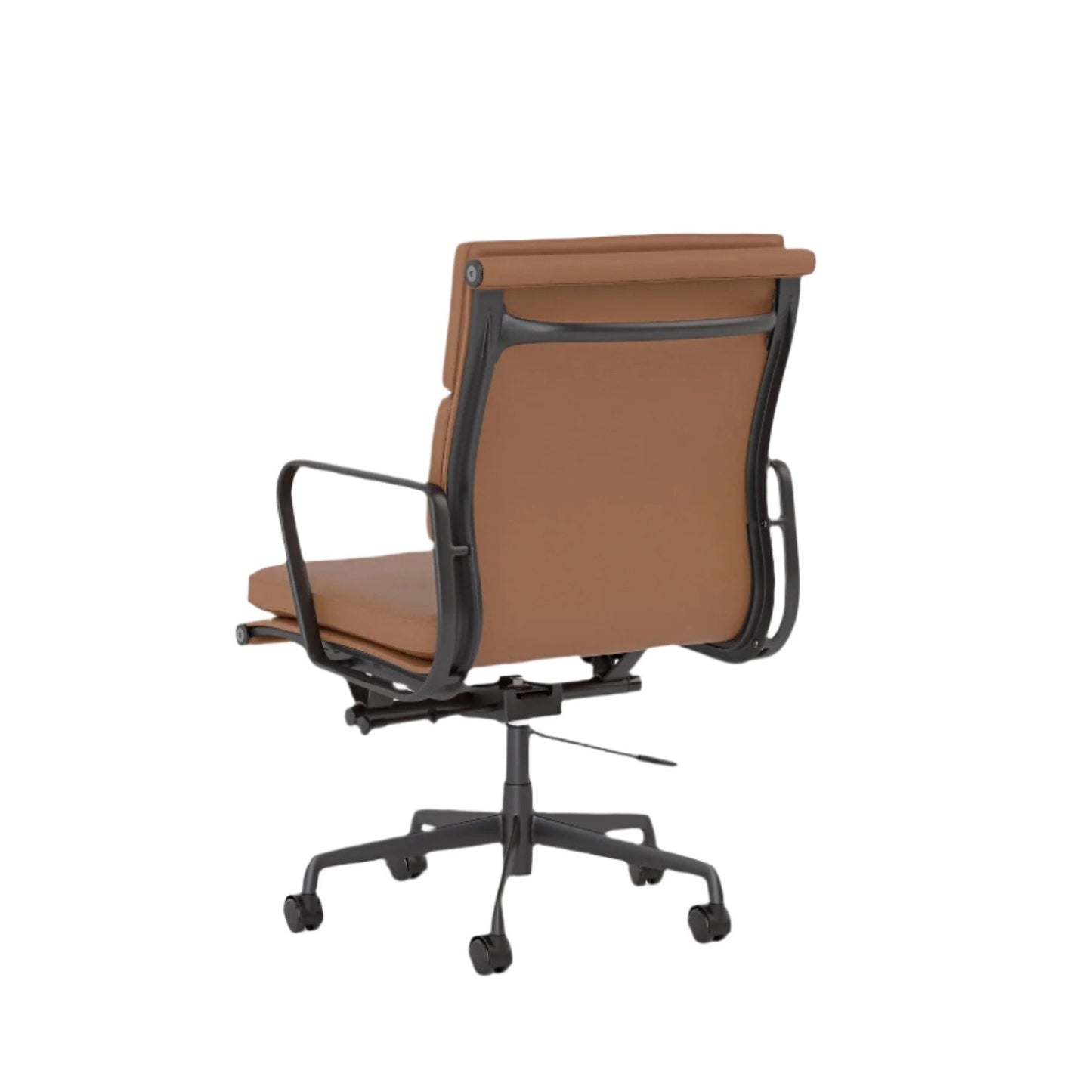 Knights Vogue Tan Leather Midback Executive Chair