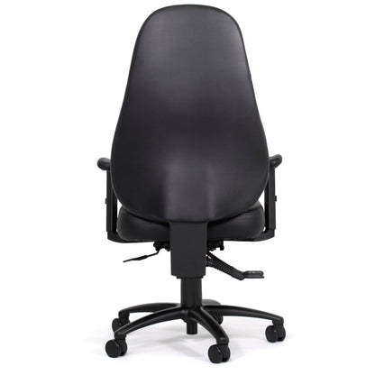 Knights Vulcan 4 Lever 24/7 Highback with Seatslide & Arms Chair