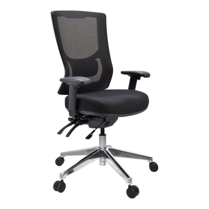 Metro II 24/7 High Back Mesh Back Chair - Aluminium Base