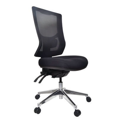 Metro II 24/7 High Back Mesh Back Chair - Aluminium Base