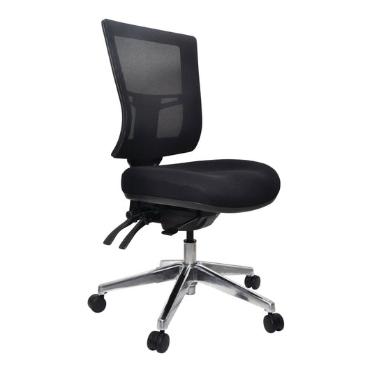 Metro II 24/7 Mesh Back Chair - Aluminium Base