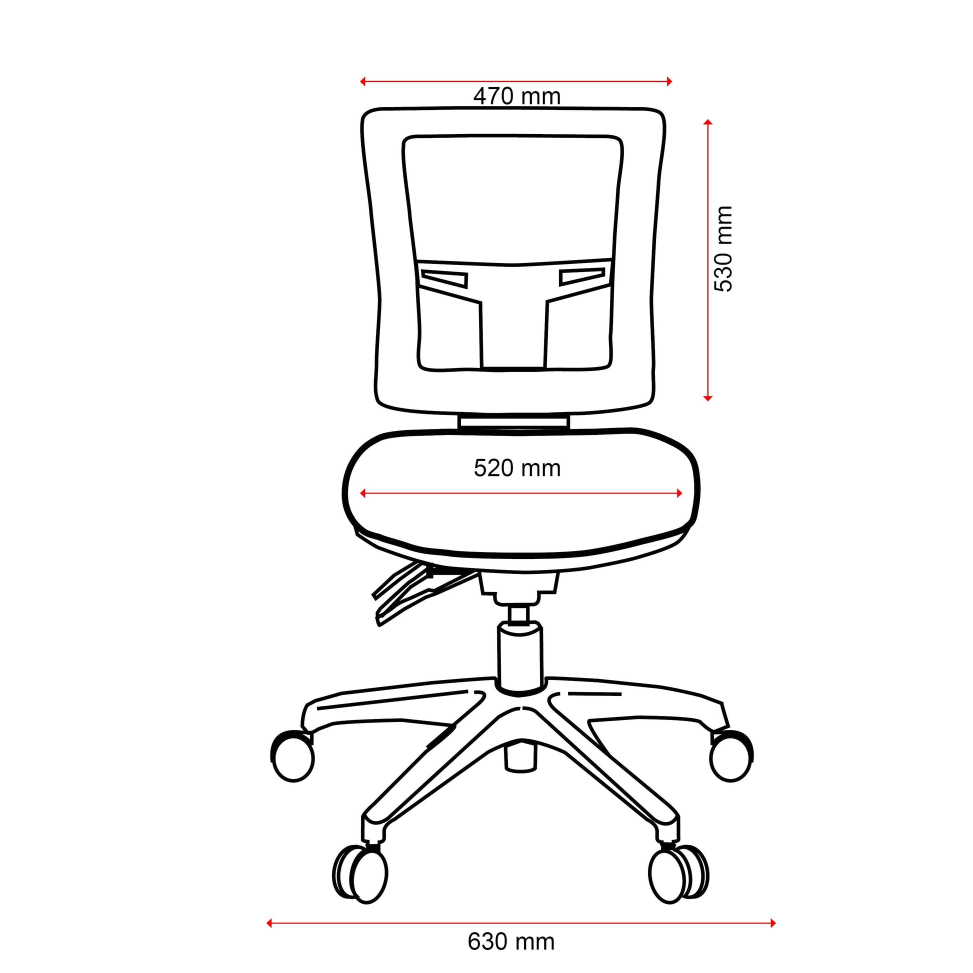 Metro Mesh II 24/7 with Black Nylon Base-Mesh Backed-Smart Office Furniture