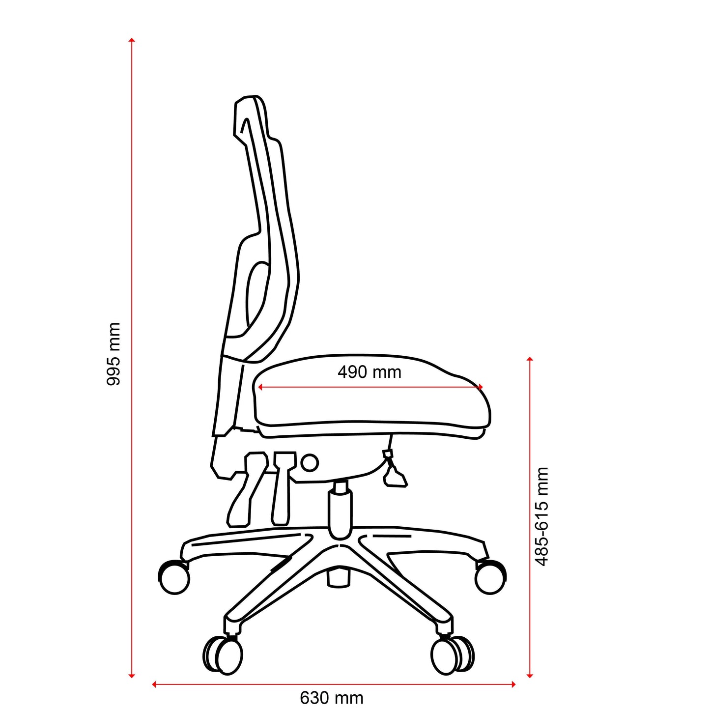 Metro Mesh II 24/7 with Black Nylon Base-Mesh Backed-Smart Office Furniture