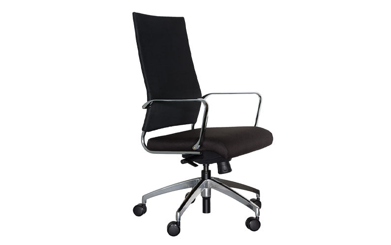 OS Swivel Highback Black Chair