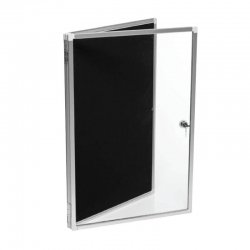 Pinboard Display Case 900 x 900-Smart Office Furniture
