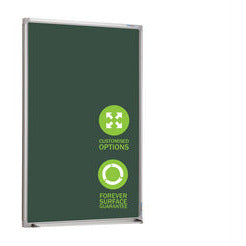 Porcelain Green Chalkboard 600 x 900-Whiteboards and Visual Screens-Smart Office Furniture